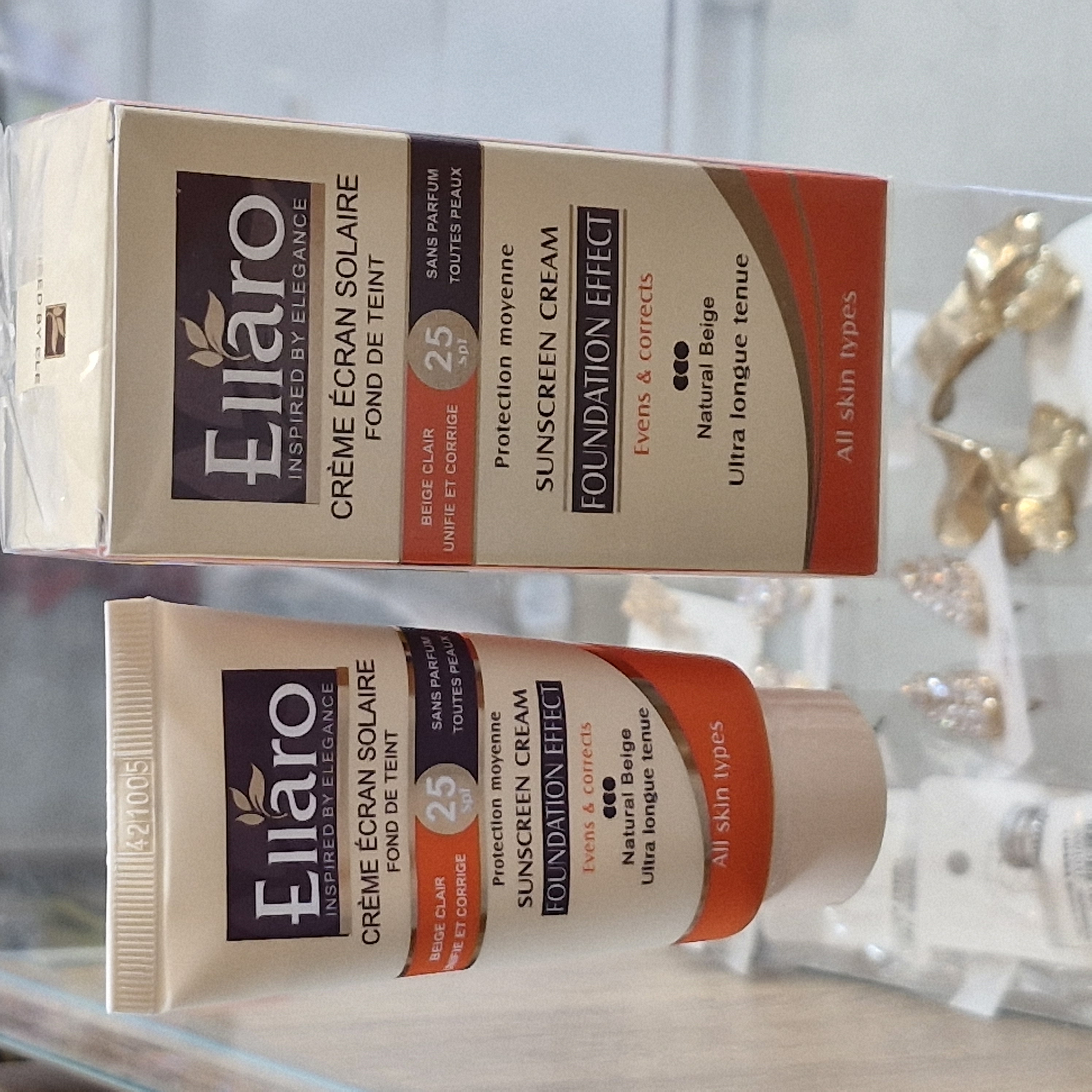 کرم ضد افتاب الارو برای انواع پوست(بژطبیعی)25spf